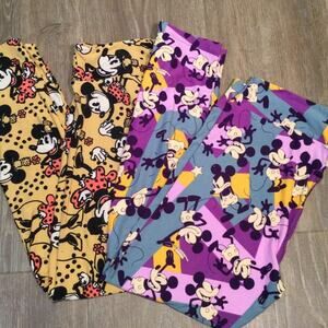 LuLaRoe Disney Mickey print leggings T&C